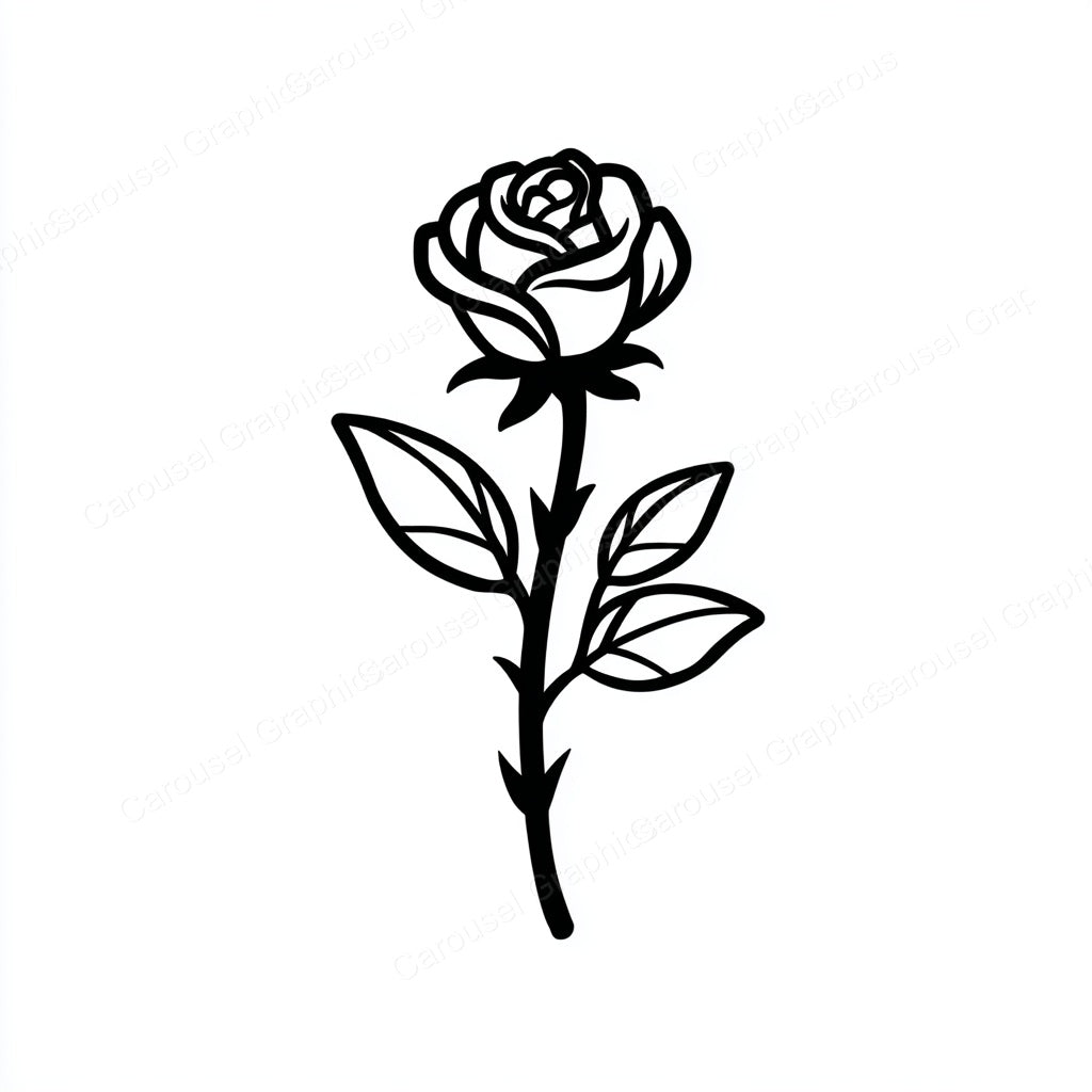 Rose Vector Graphic preview