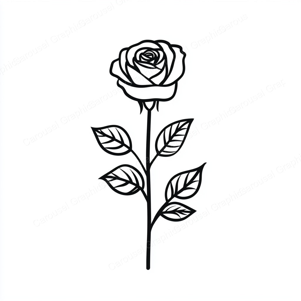 Rose Vector Graphic preview