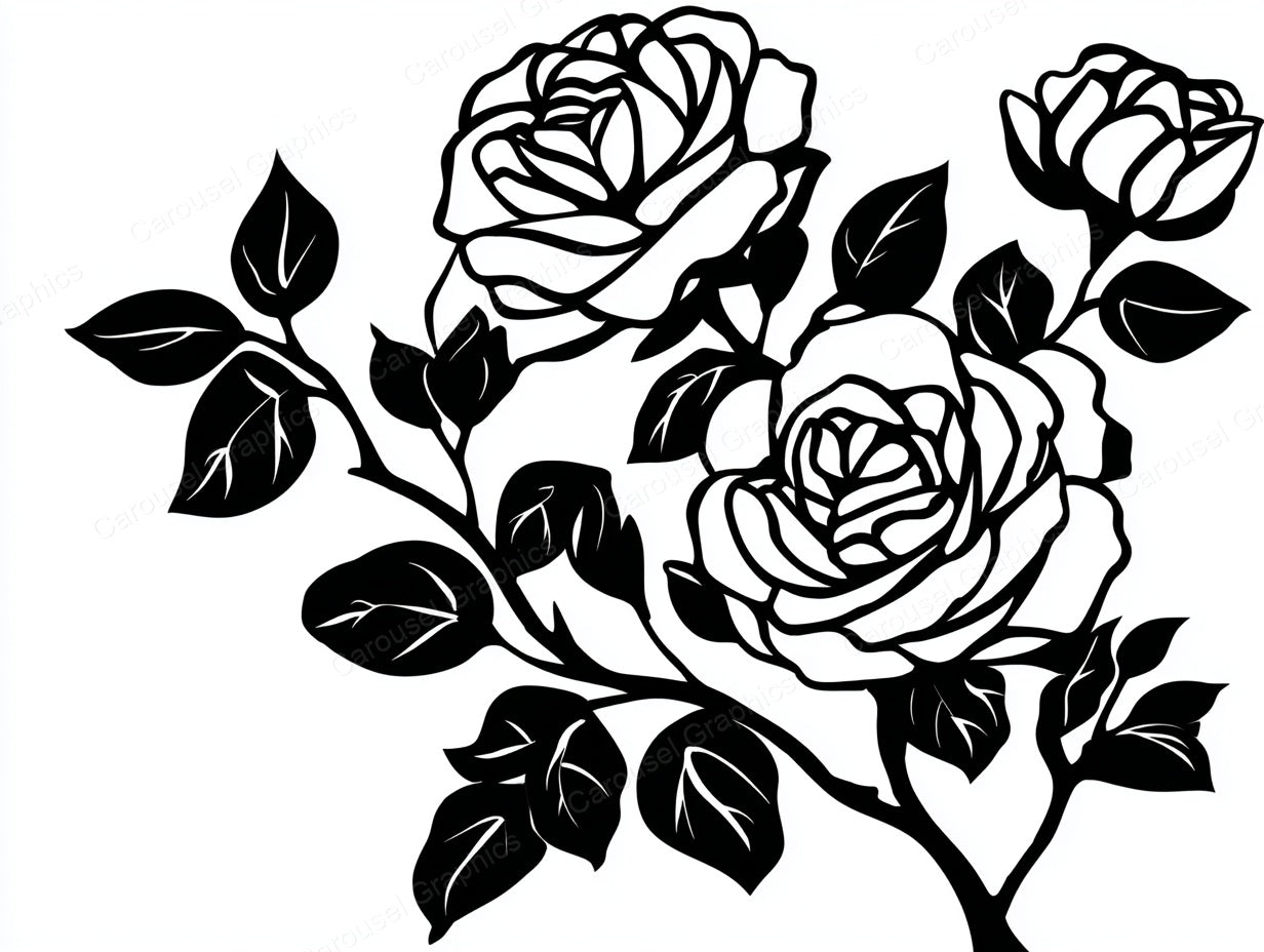 Rose Vector Graphic preview
