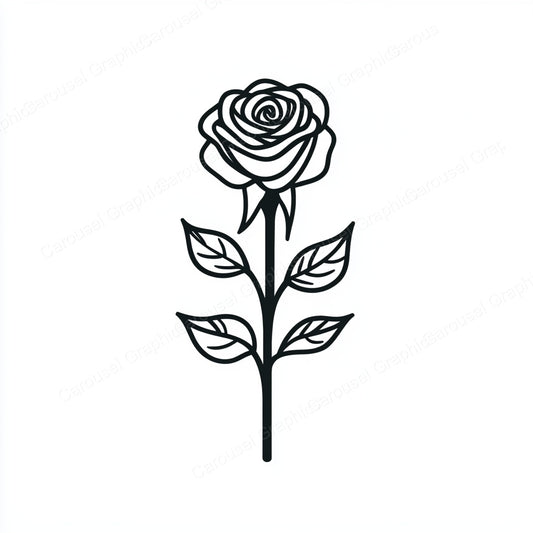 Rose Vector Graphic preview