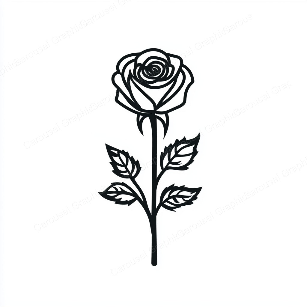 Rose Vector Graphic preview
