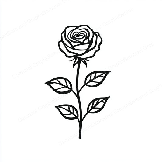 Rose Vector Graphic preview