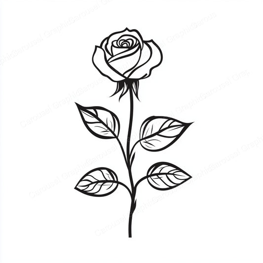 Rose Vector Graphic preview
