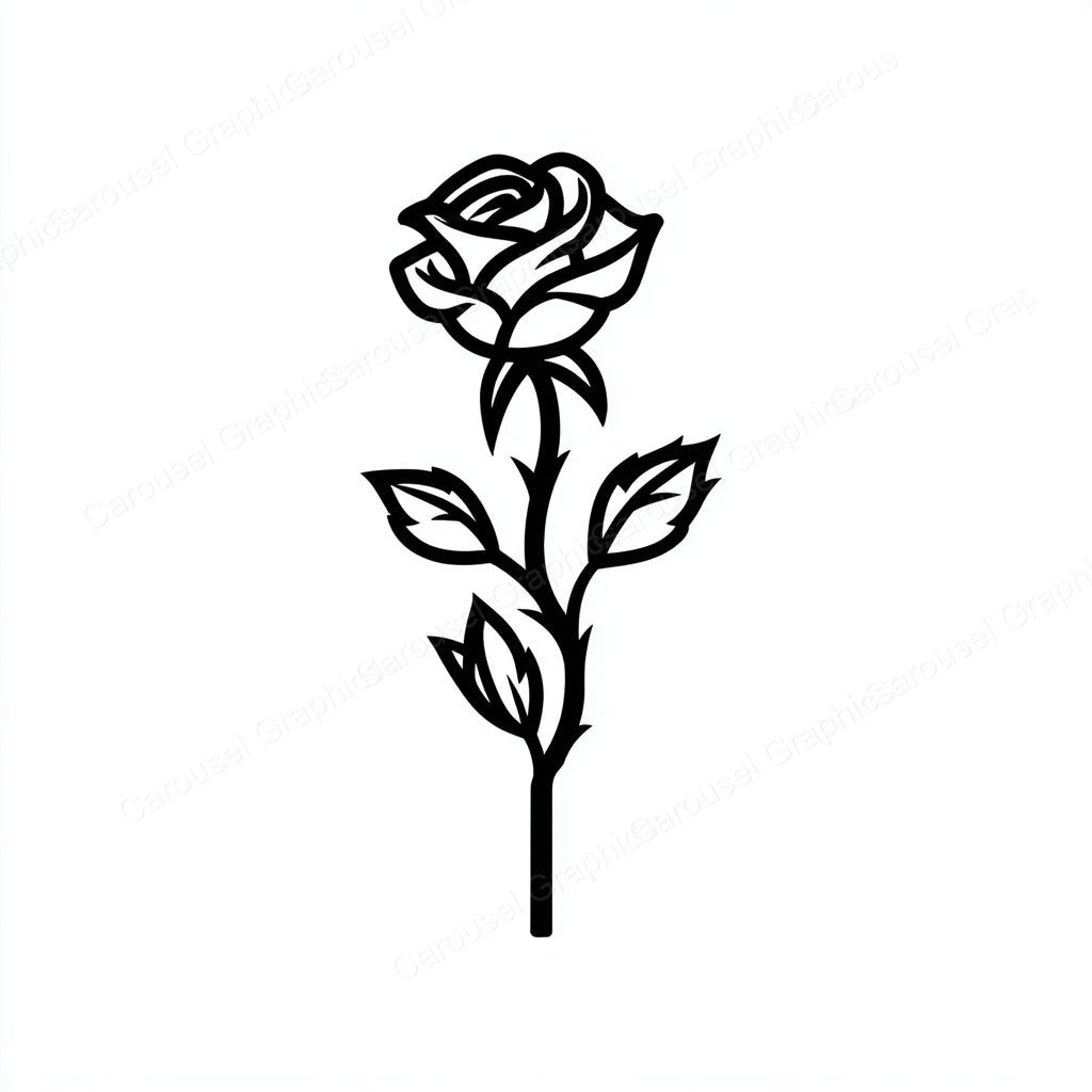 Rose Vector Graphic preview