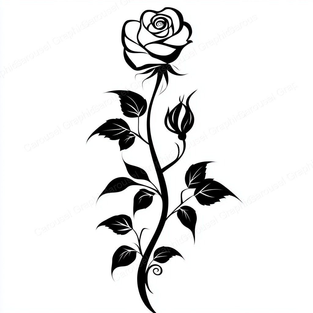 Rose Vector Graphic preview