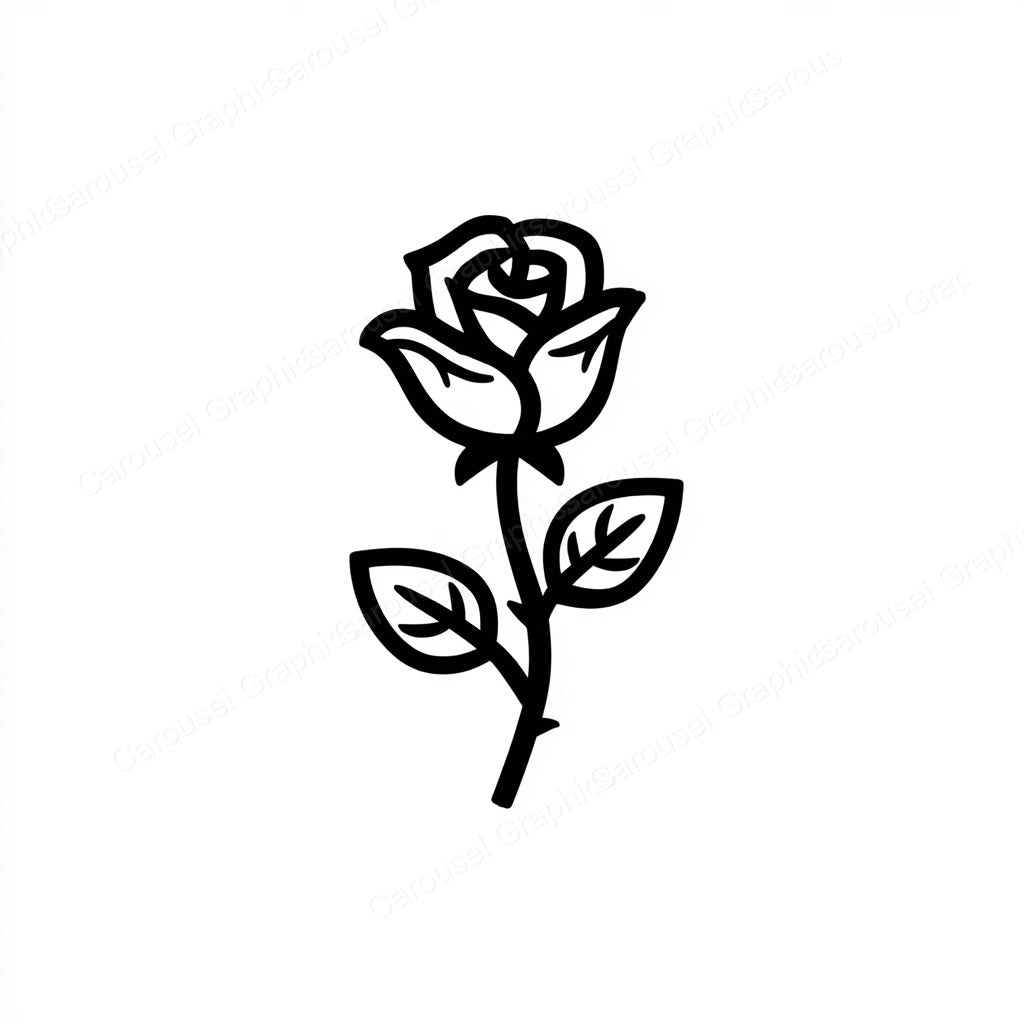 Rose Vector Graphic preview