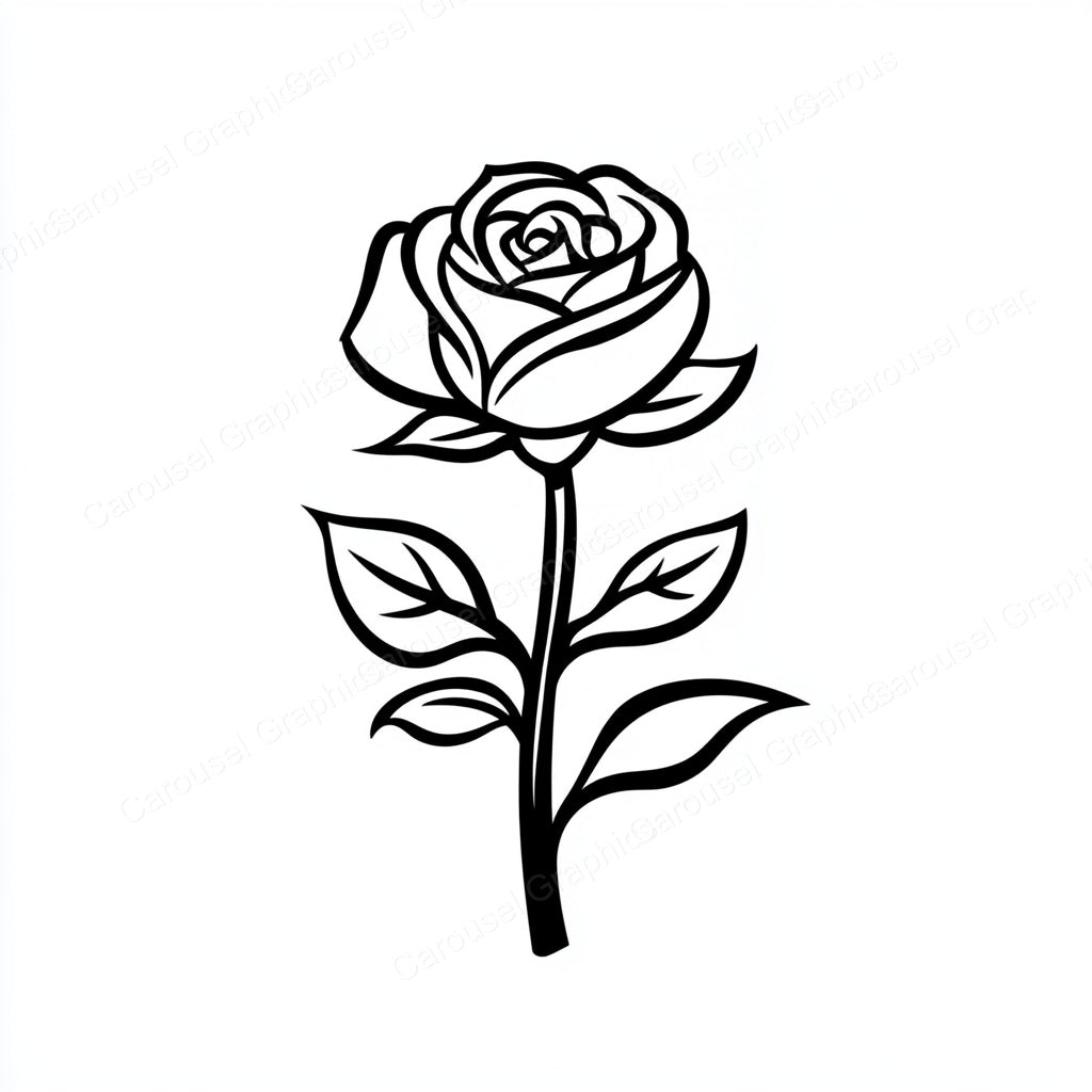 Rose Vector Graphic preview