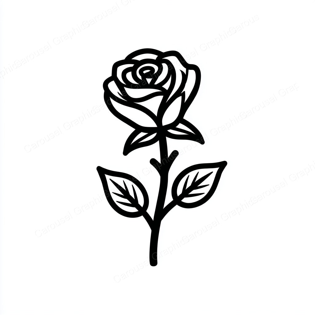 Rose Vector Graphic preview