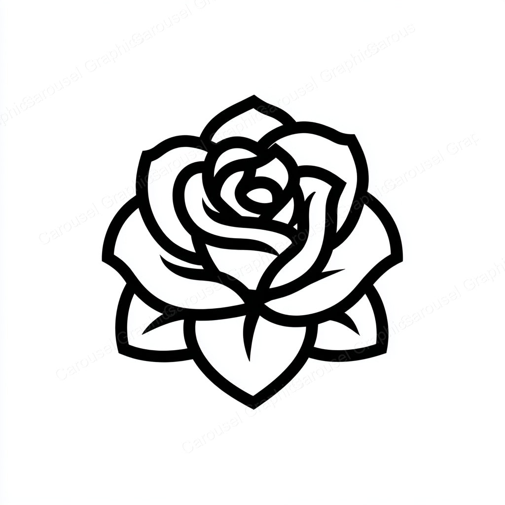 Rose Vector Graphic preview