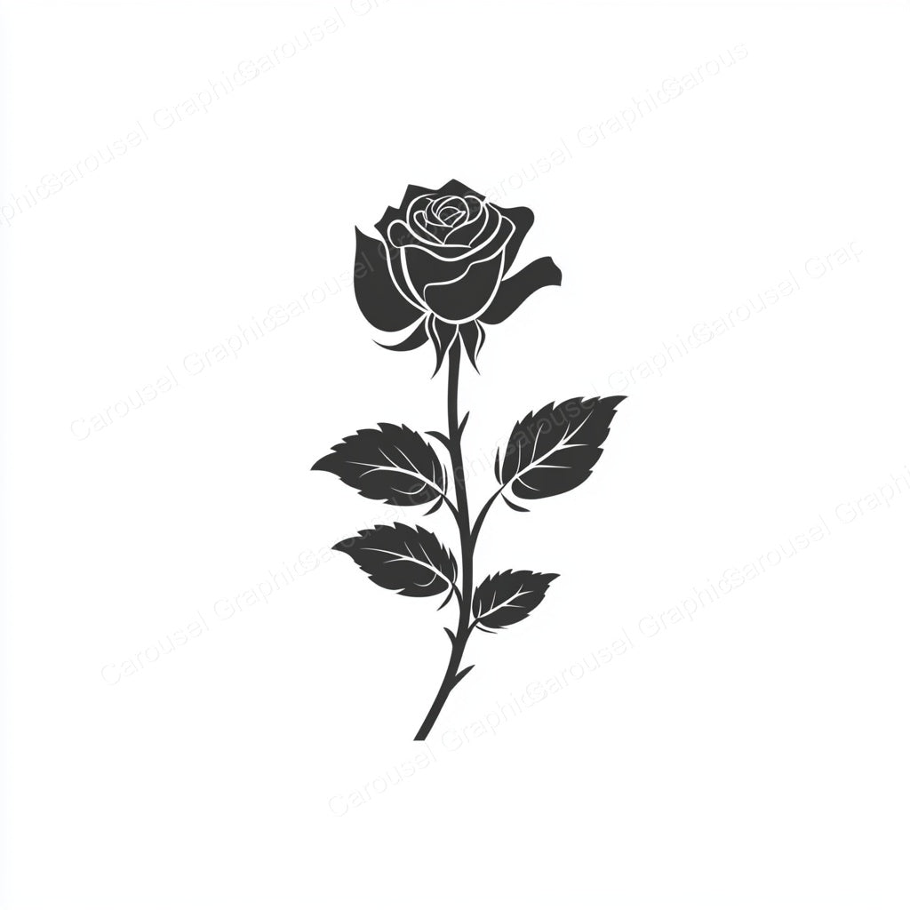 Rose Vector Graphic preview
