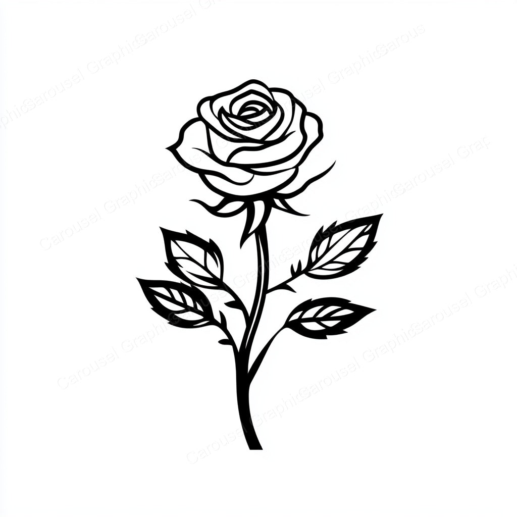 Rose Vector Graphic preview