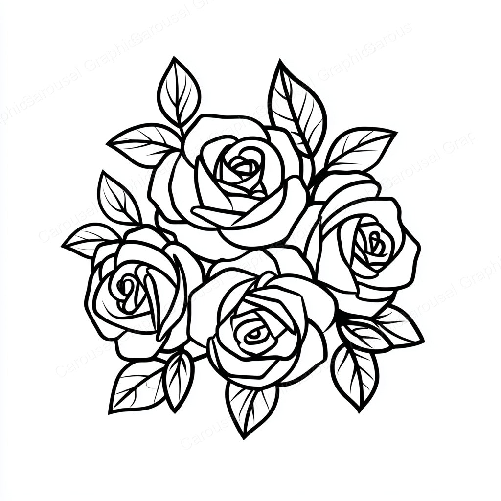 Rose Vector Graphic preview