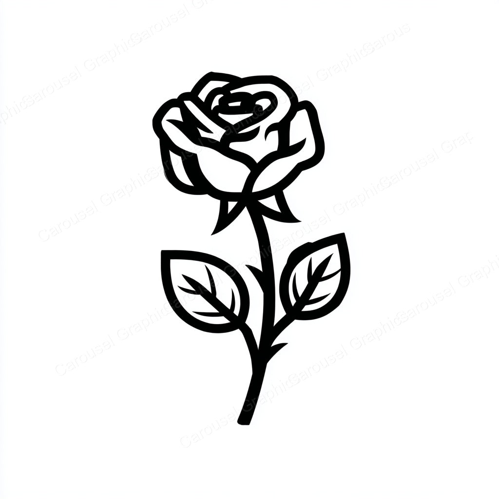 Rose Vector Graphic preview