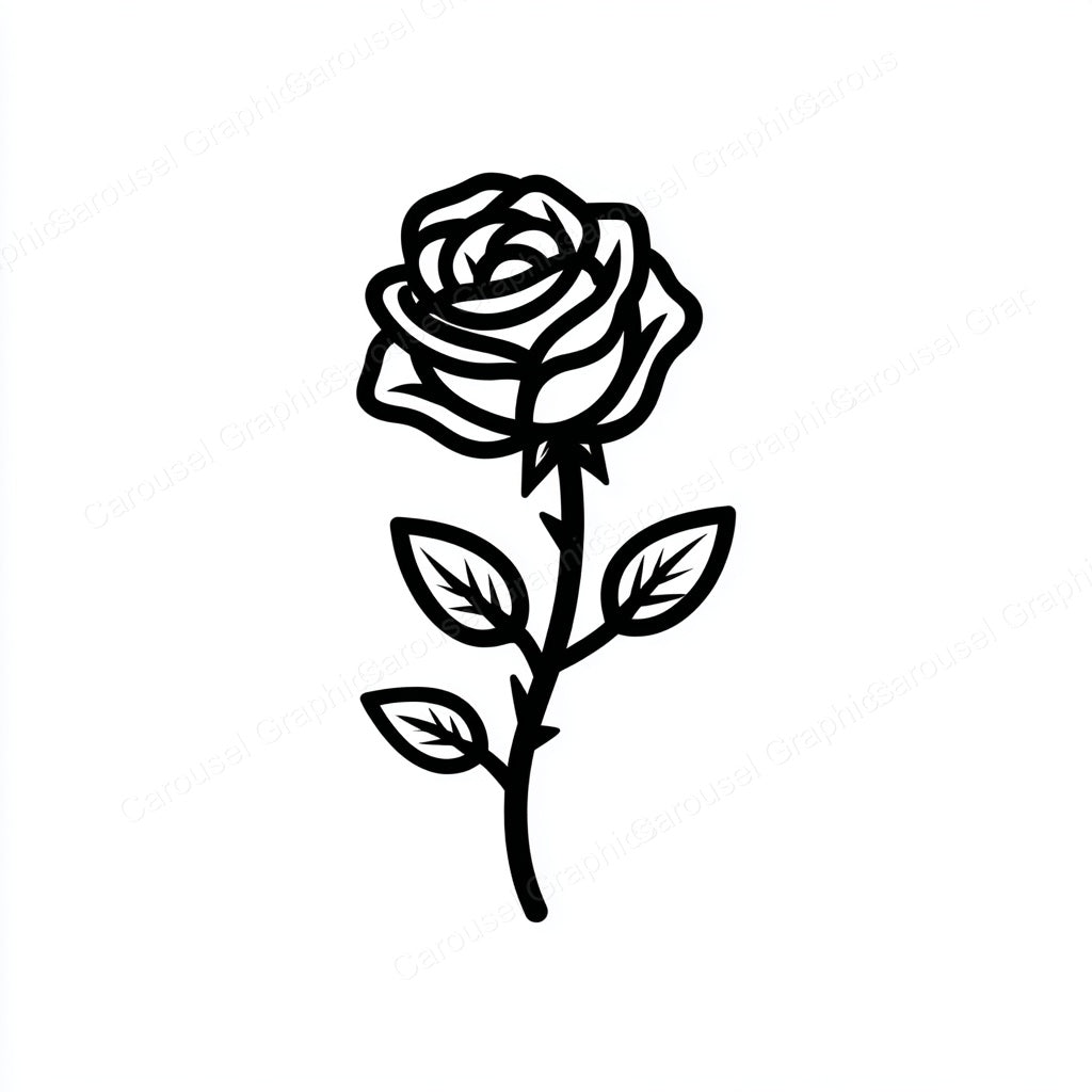 Rose Vector Graphic preview
