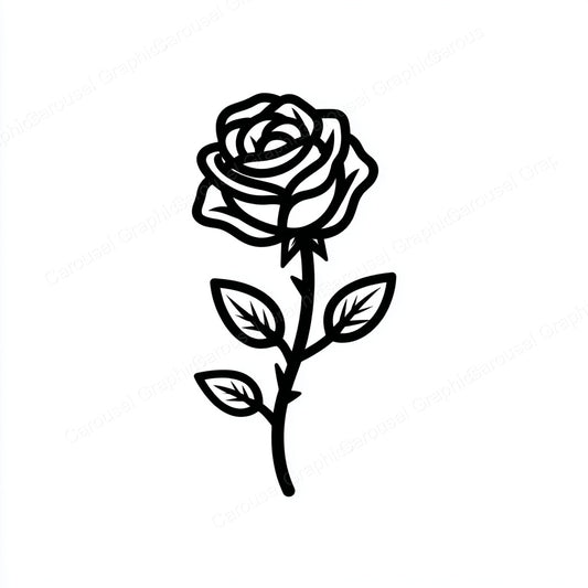 Rose Vector Graphic preview