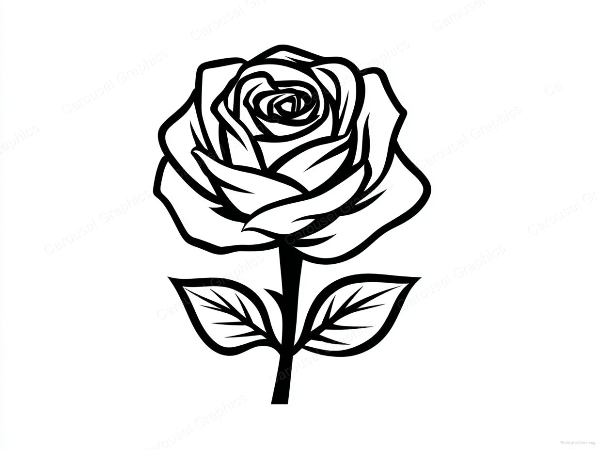 Rose Vector Graphic preview