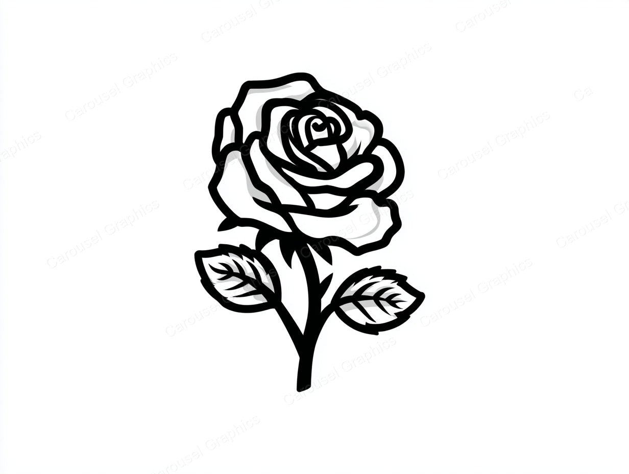 Rose Vector Graphic preview
