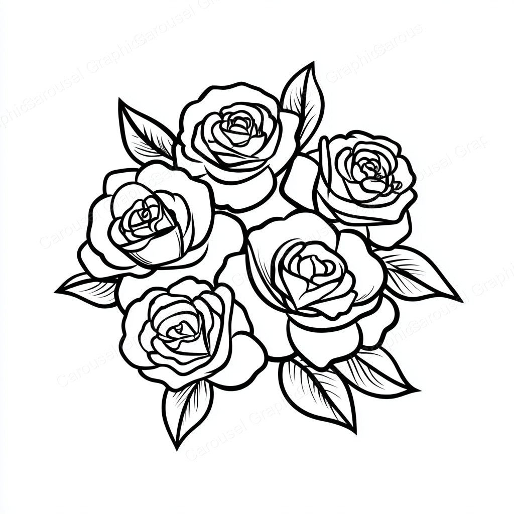 Rose Vector Graphic preview