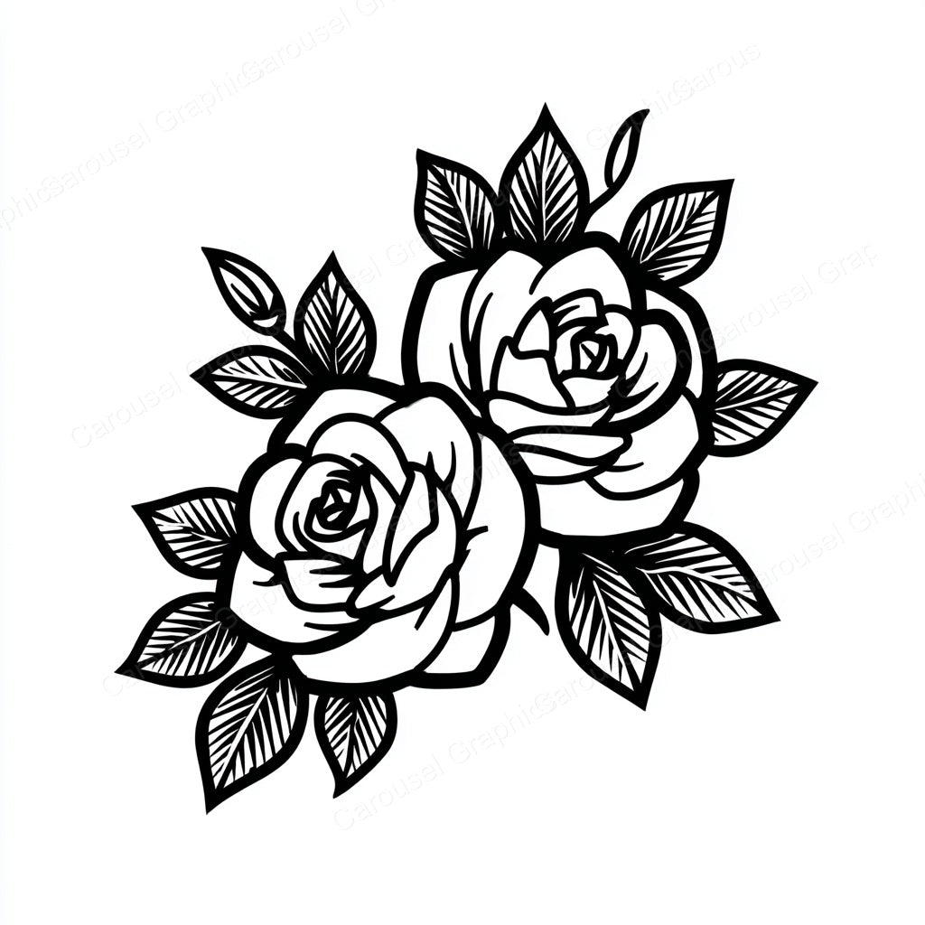 Rose Vector Graphic preview