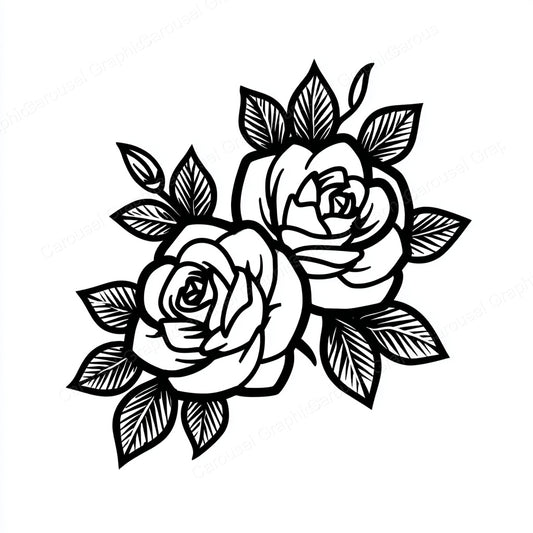 Rose Vector Graphic preview