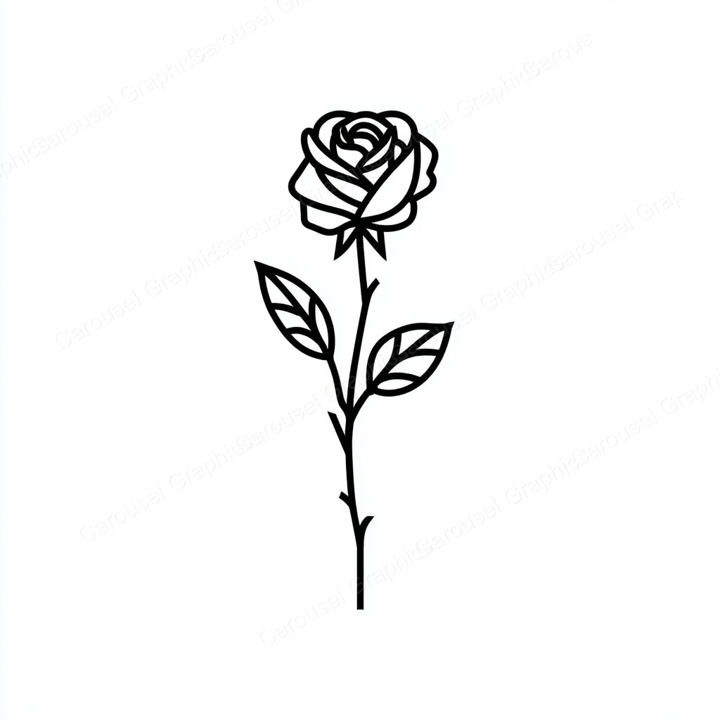 Rose Vector Graphic preview