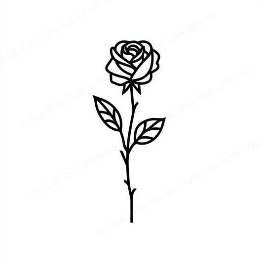Rose Vector Graphic preview