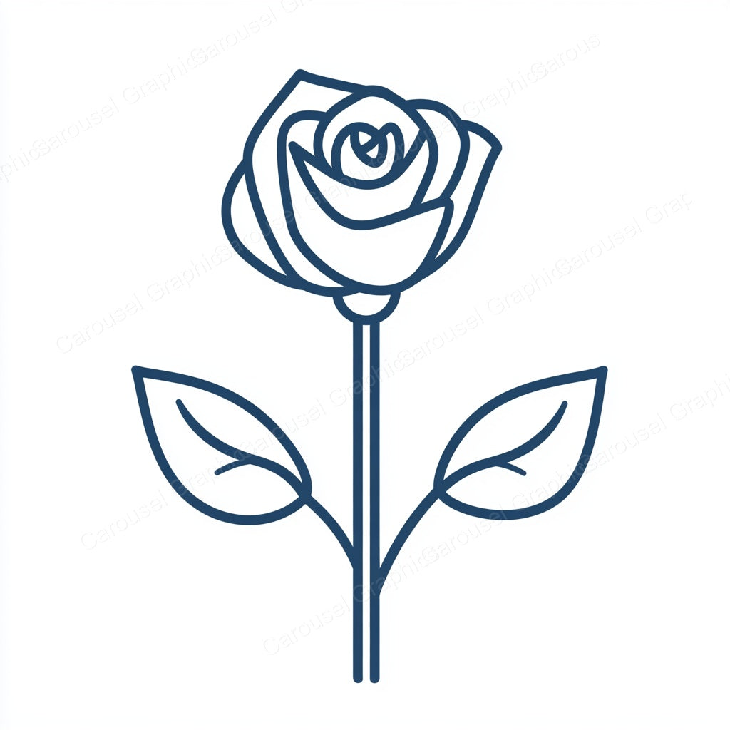 Rose Vector Graphic preview
