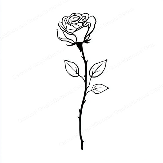 Rose Vector Graphic preview