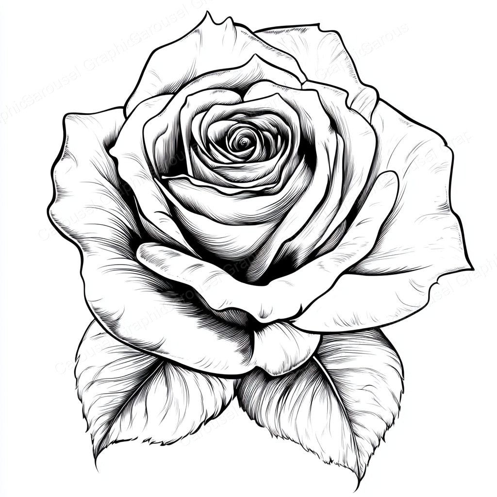 Rose Vector Graphic preview