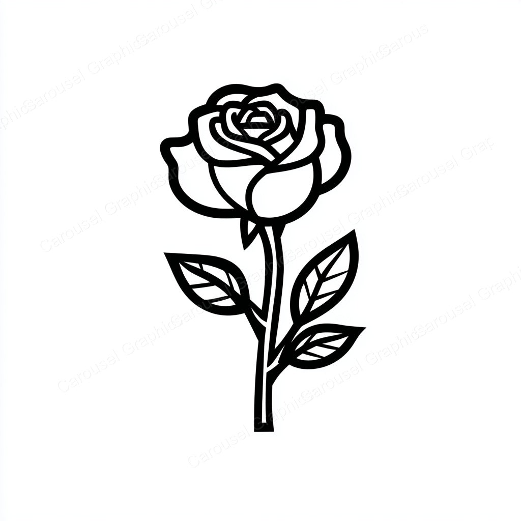 Rose Vector Graphic preview