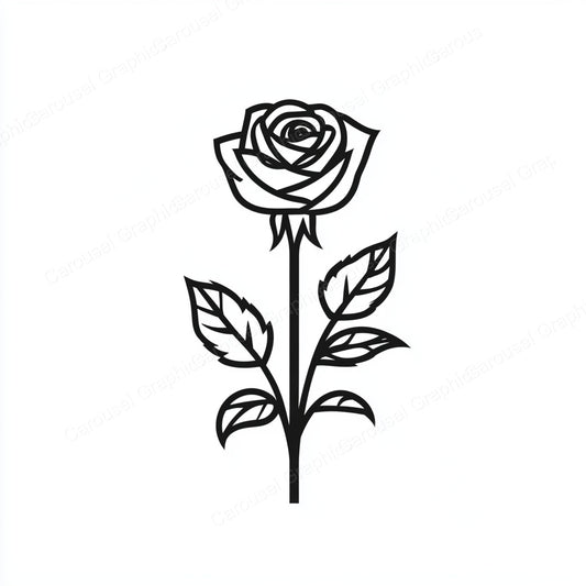 Rose Vector Graphic preview