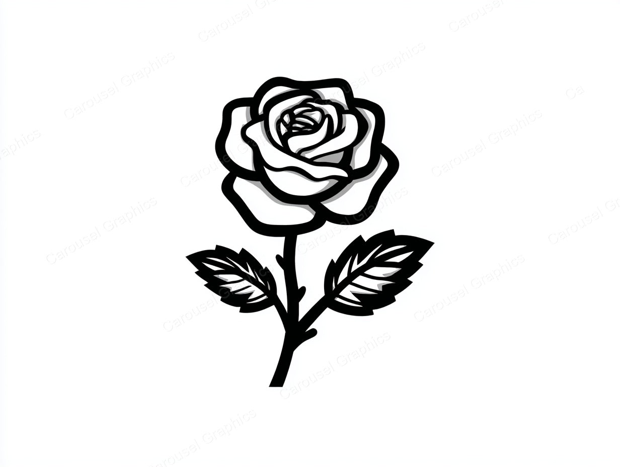 Rose Vector Graphic preview