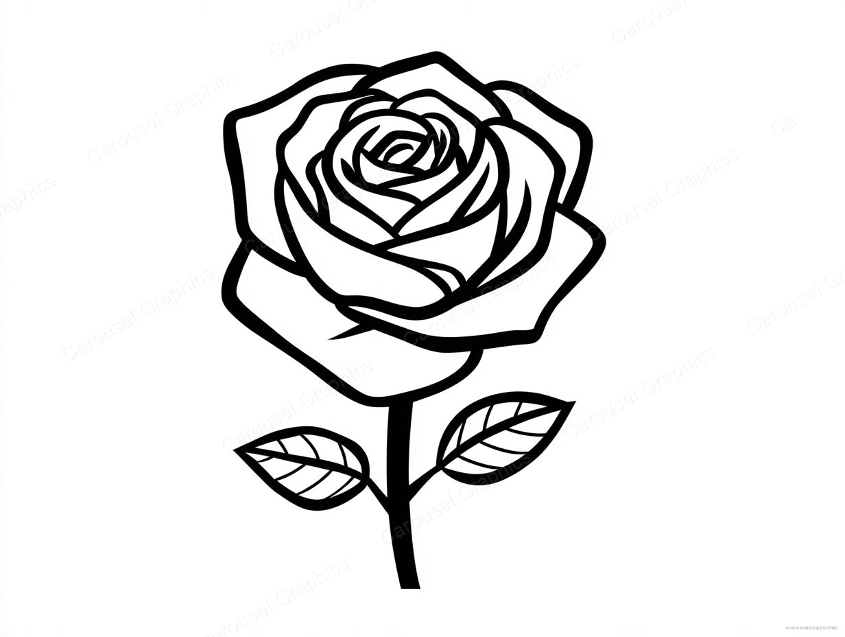 Rose Vector Graphic preview