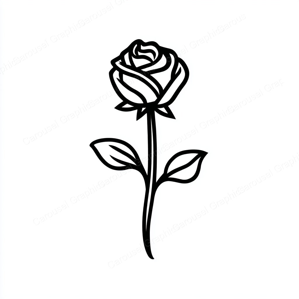 Rose Vector Graphic preview