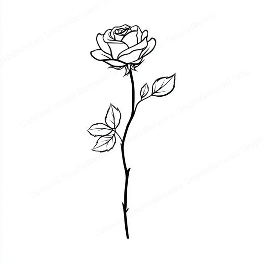 Rose Vector Graphic preview