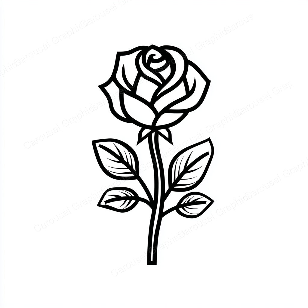 Rose Vector Graphic preview