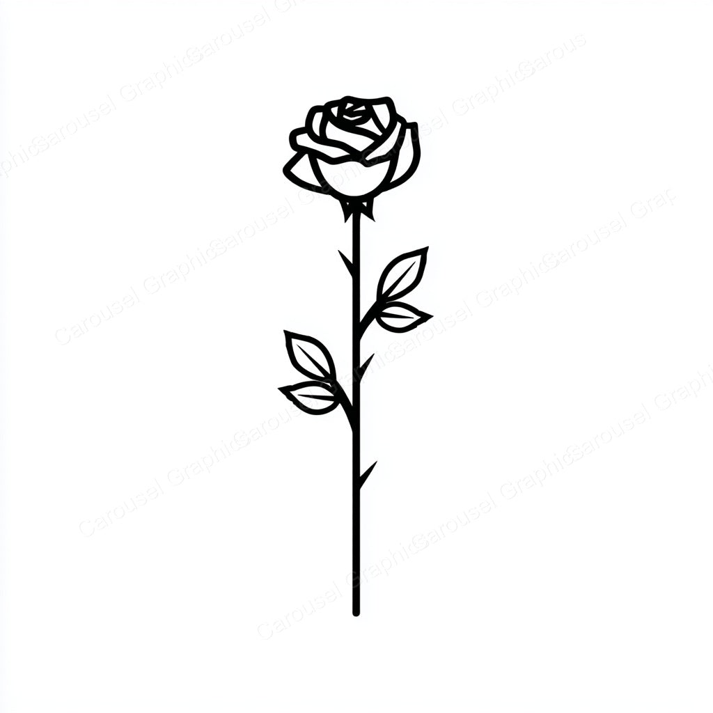 Rose Vector Graphic preview