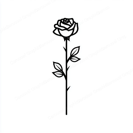 Rose Vector Graphic preview