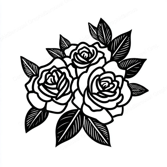 Rose Vector Graphic preview