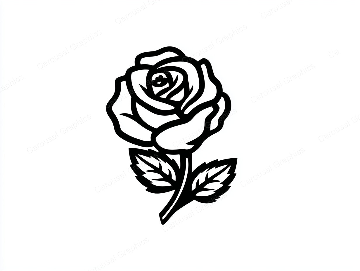 Rose Vector Graphic preview