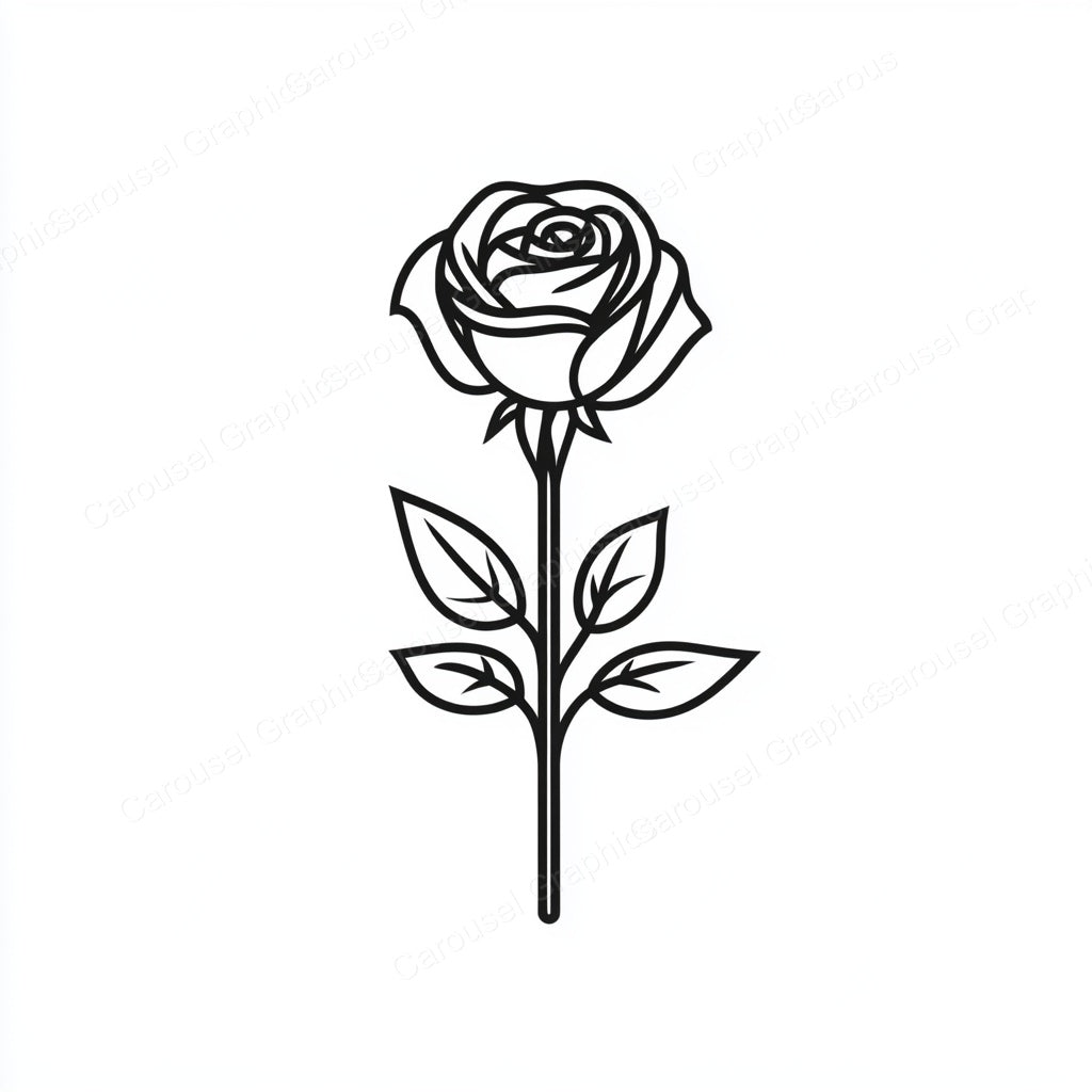 Rose Vector Graphic preview