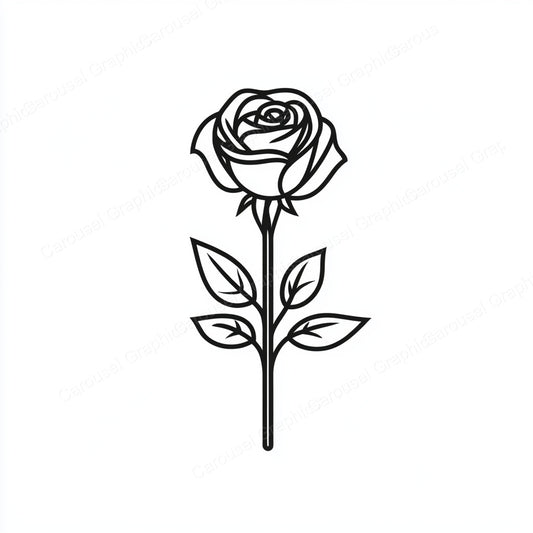 Rose Vector Graphic preview
