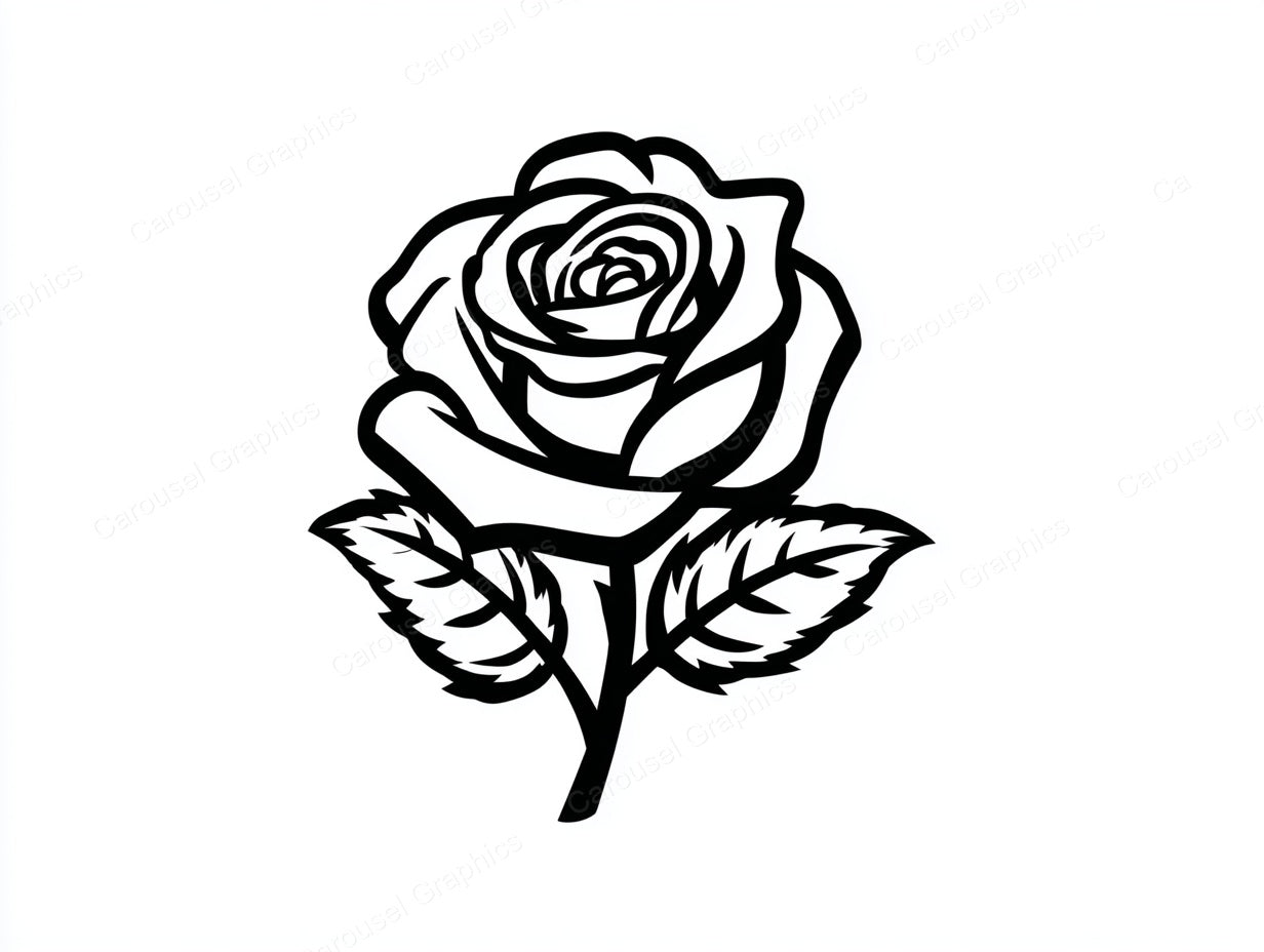 Rose Vector Graphic preview