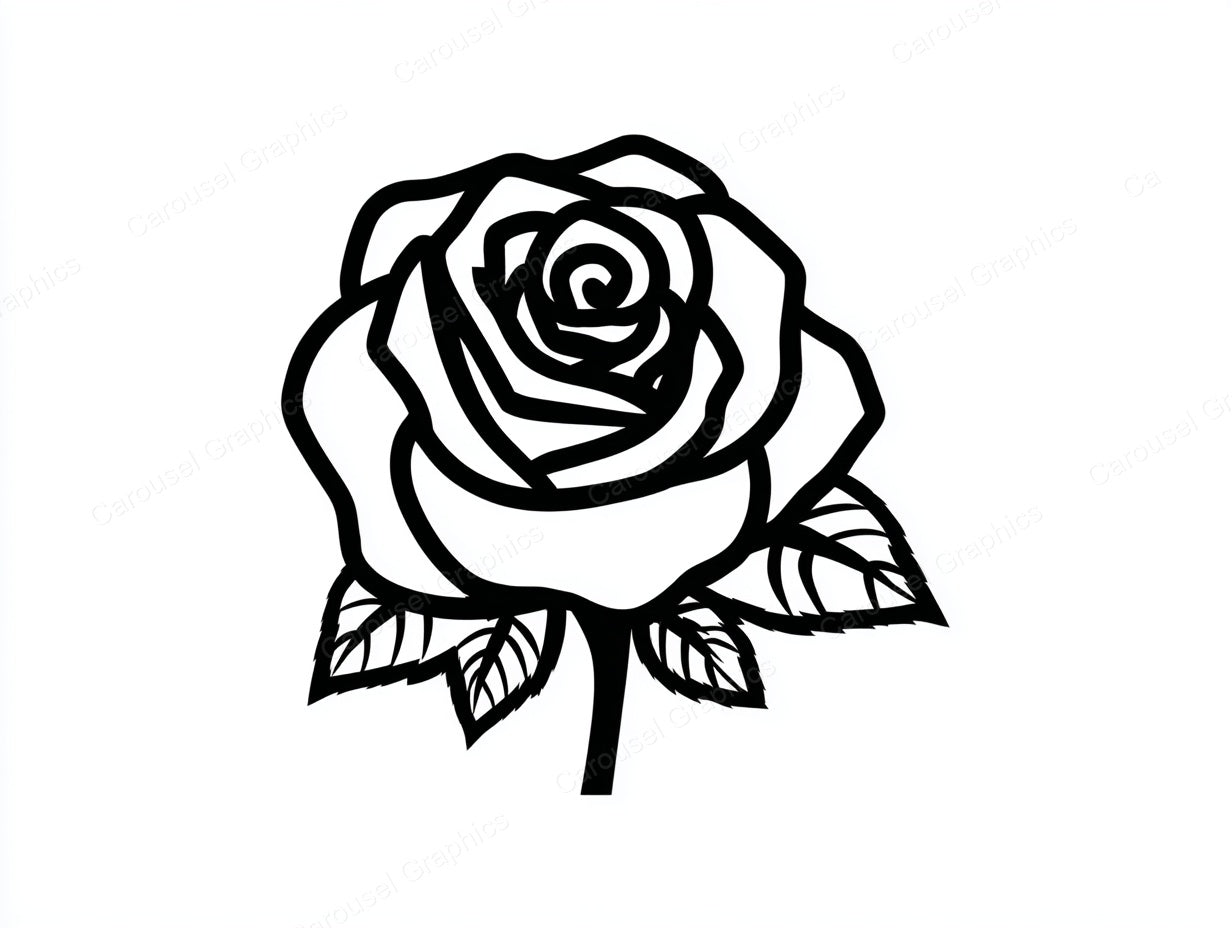 Rose Vector Graphic preview