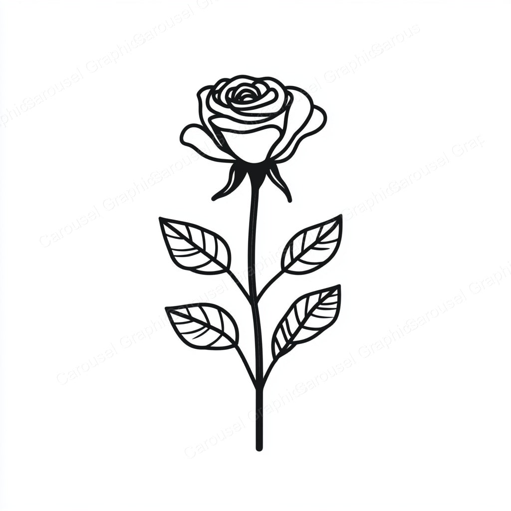 Rose Vector Graphic preview