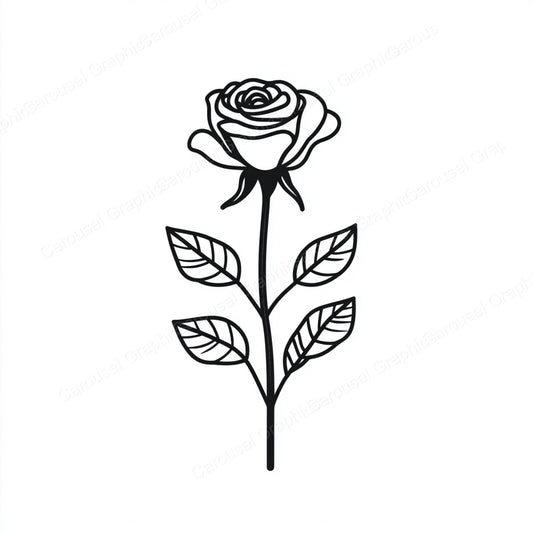 Rose Vector Graphic preview