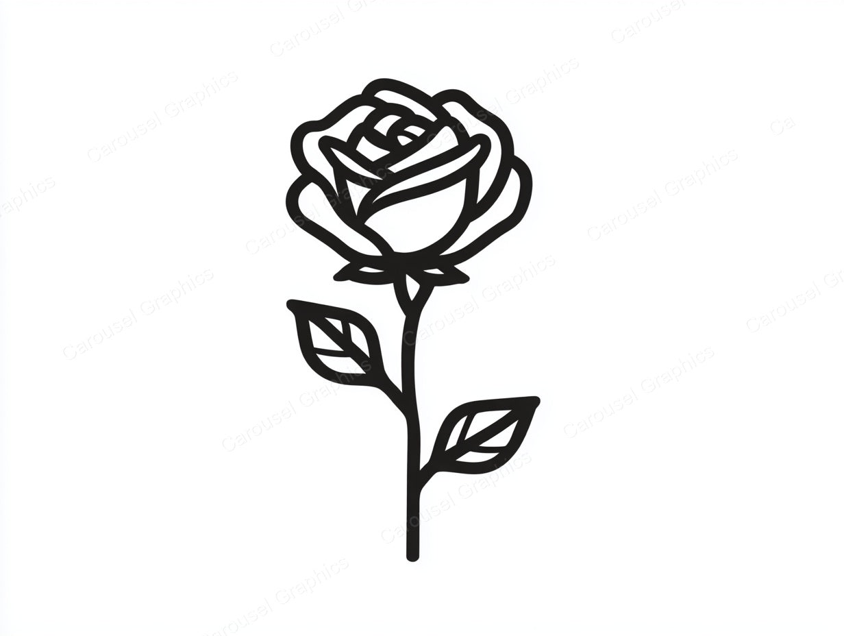 Rose Vector Graphic preview