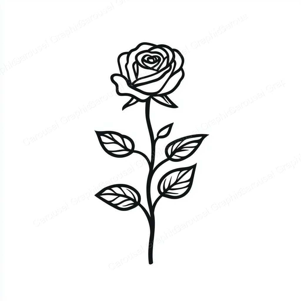 Rose Vector Graphic preview