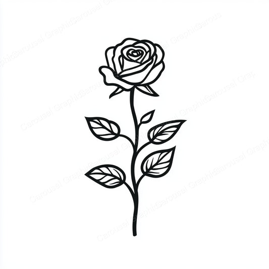 Rose Vector Graphic preview