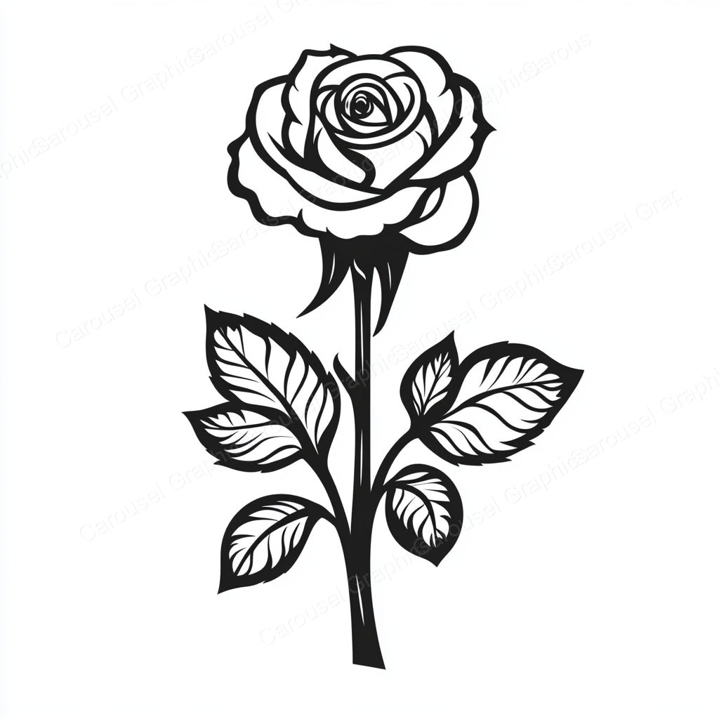 Rose Vector Graphic preview